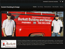 Tablet Screenshot of burkettbuilding.com